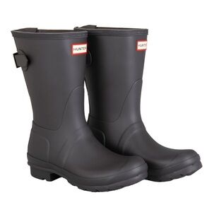Hunter Women's Original Short Back Adjustable Rain Boot- US 9M